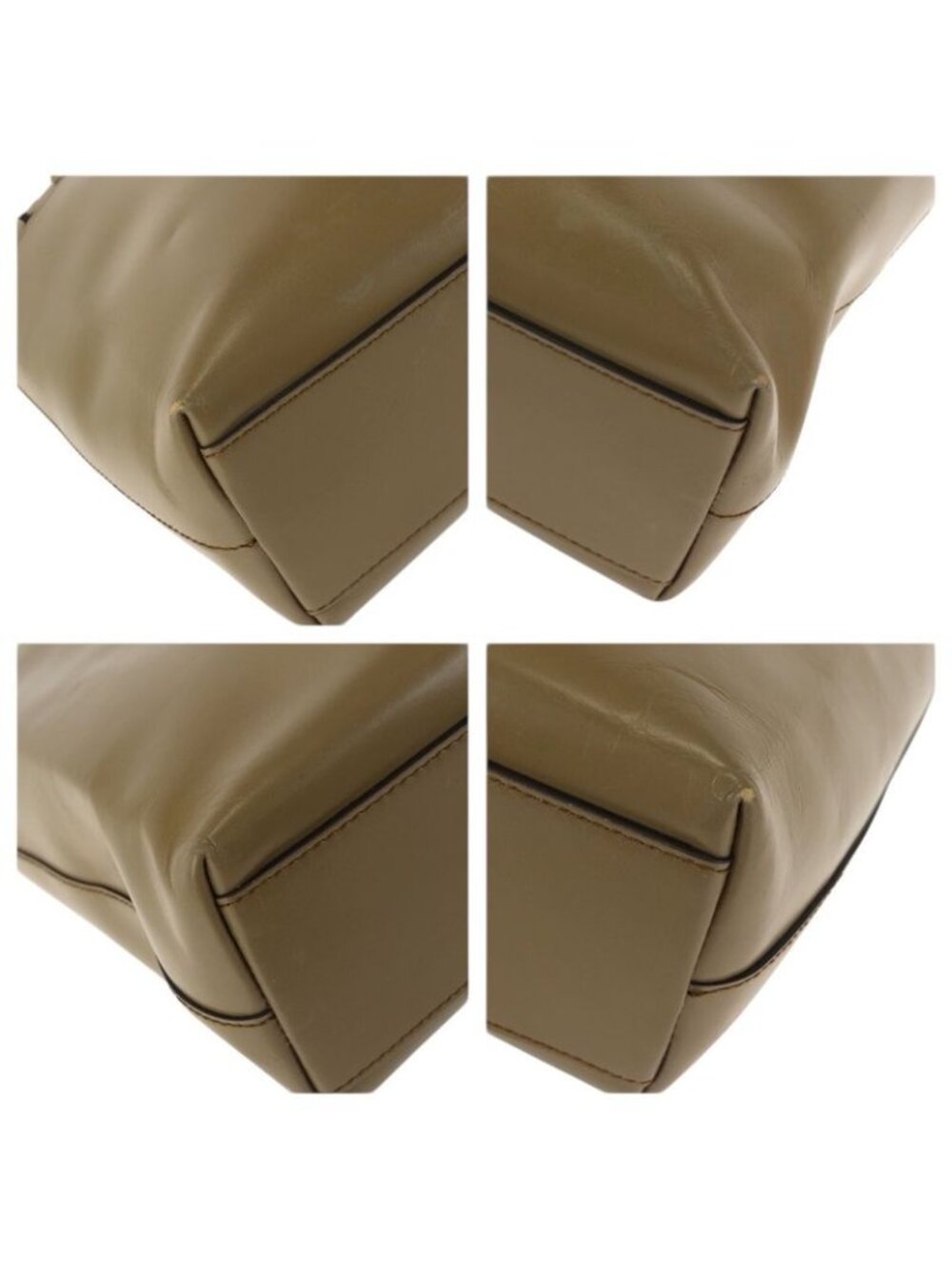 Prada Logo Tote Totes Khaki - Picture 3 of 9